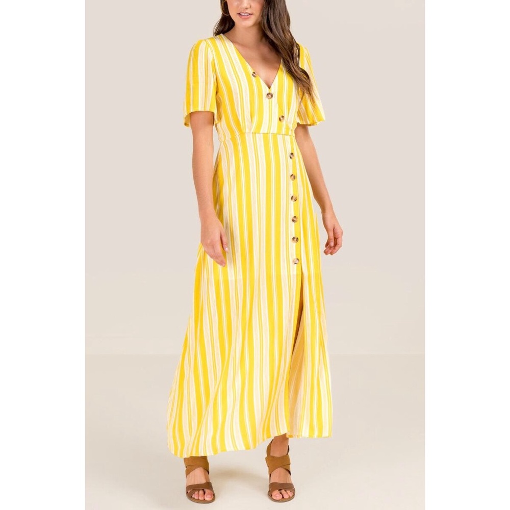 Button Down Maxi Dress